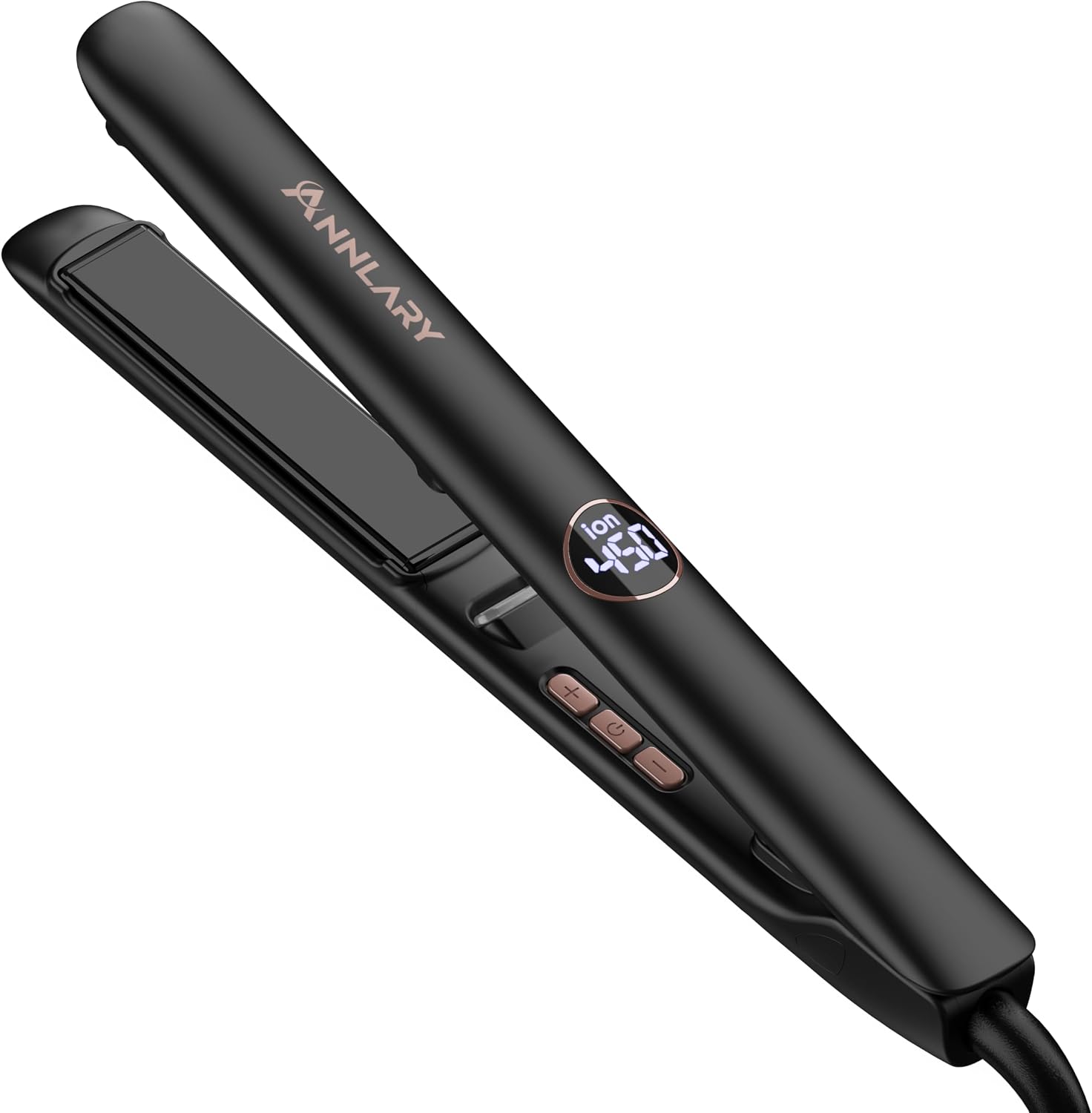 ANNLARY Alisador de Cabello Plancha de 1 Pulgada y Rizador 2 en 1,...