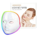 SDKWDH Máscara facial LED terapia de luz, máscara de terapia de luz...