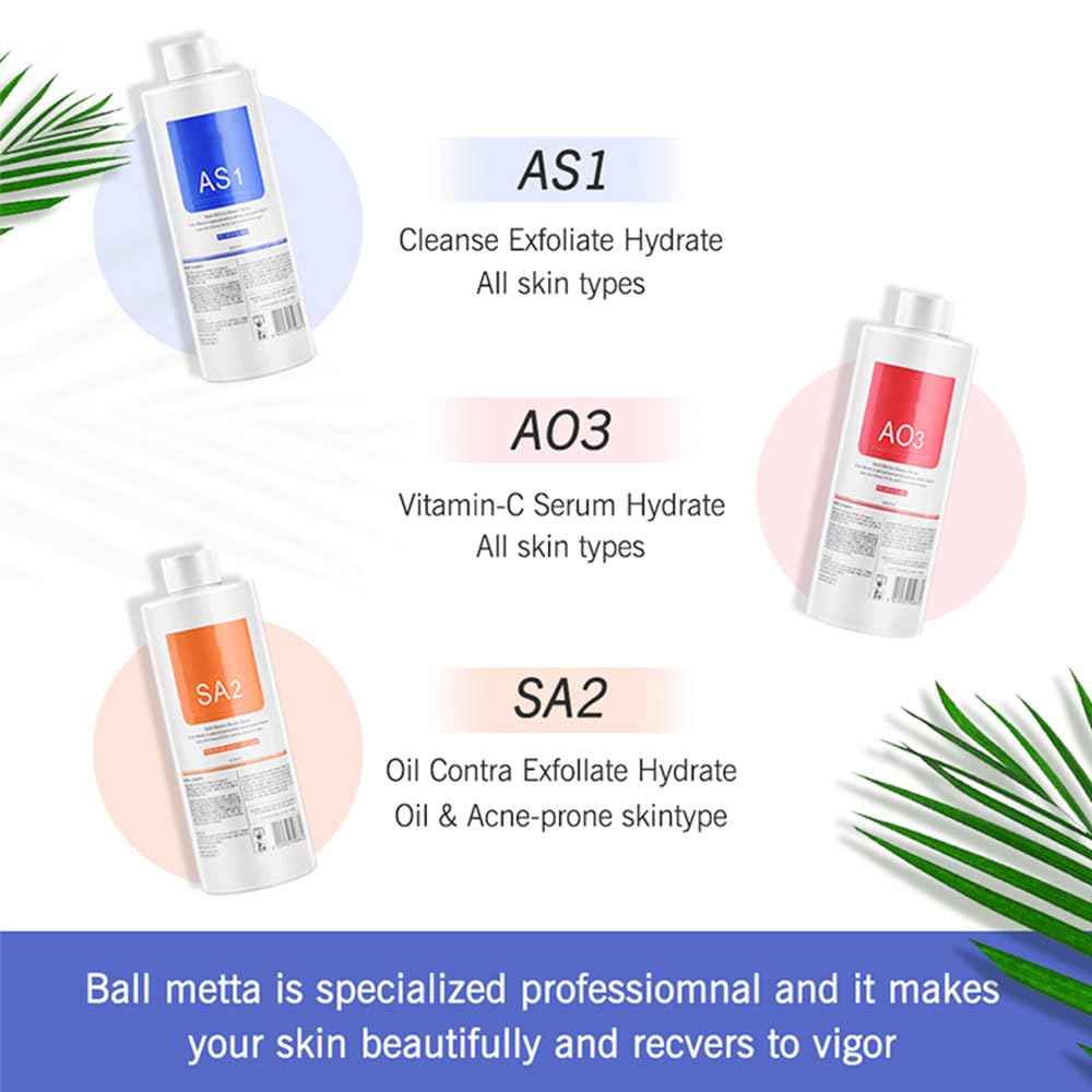 WONDER POINT Aqua Peeling Solution, Salon Professional Premium Derm...