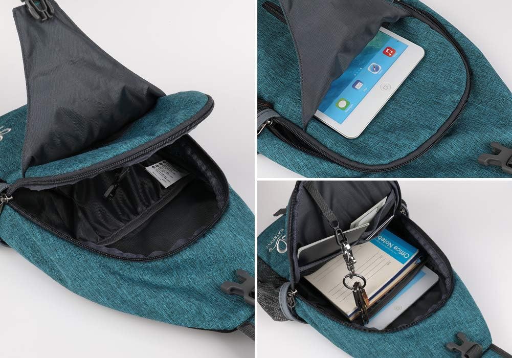WATERFLY Mochila pequeña de senderismo con correa: mochila de sende...
