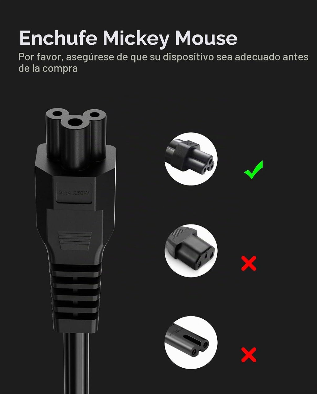 Cable de carga rápida stio Compatible con Ninebot de Segway MAX G3\...