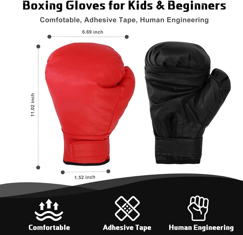 Micnaron 2 pares de guantes de boxeo para hombres y mujeres, guante...