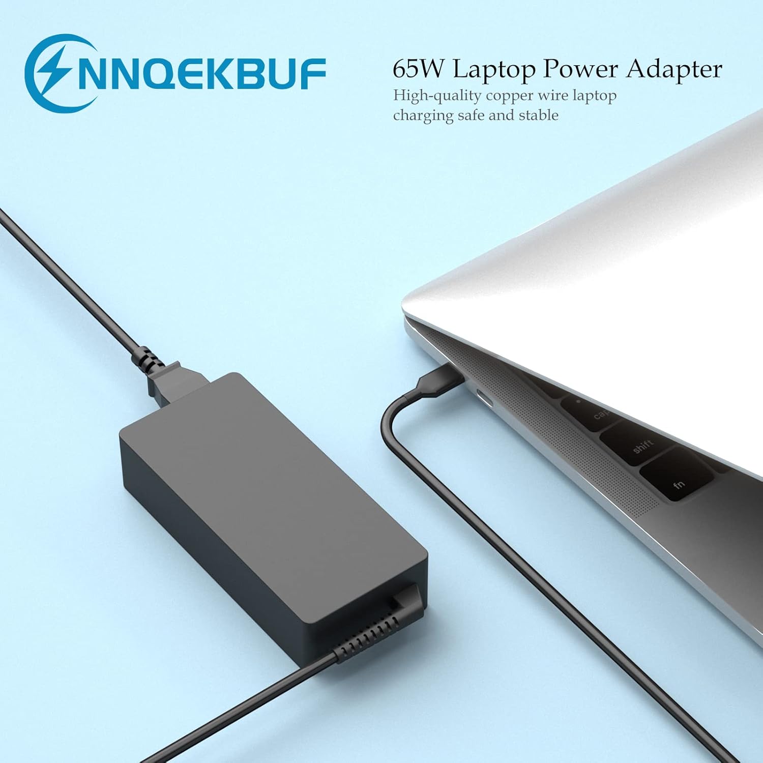 NNQEKBUF Cargador universal para portátil USB C de 45 W y 65 W, com...