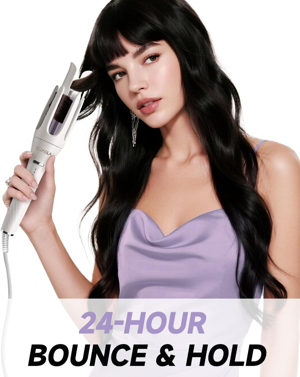 Rizador de pelo automático 3 en 1, rizador de pelo con 3 barriles (...