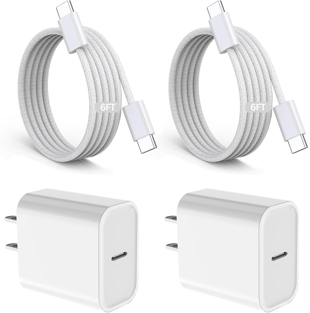 Cargador rápido para iPad, paquete de 2 unidades de 20 W, bloque de...