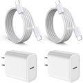 Cargador rápido para iPad, paquete de 2 unidades de 20 W, bloque de...
