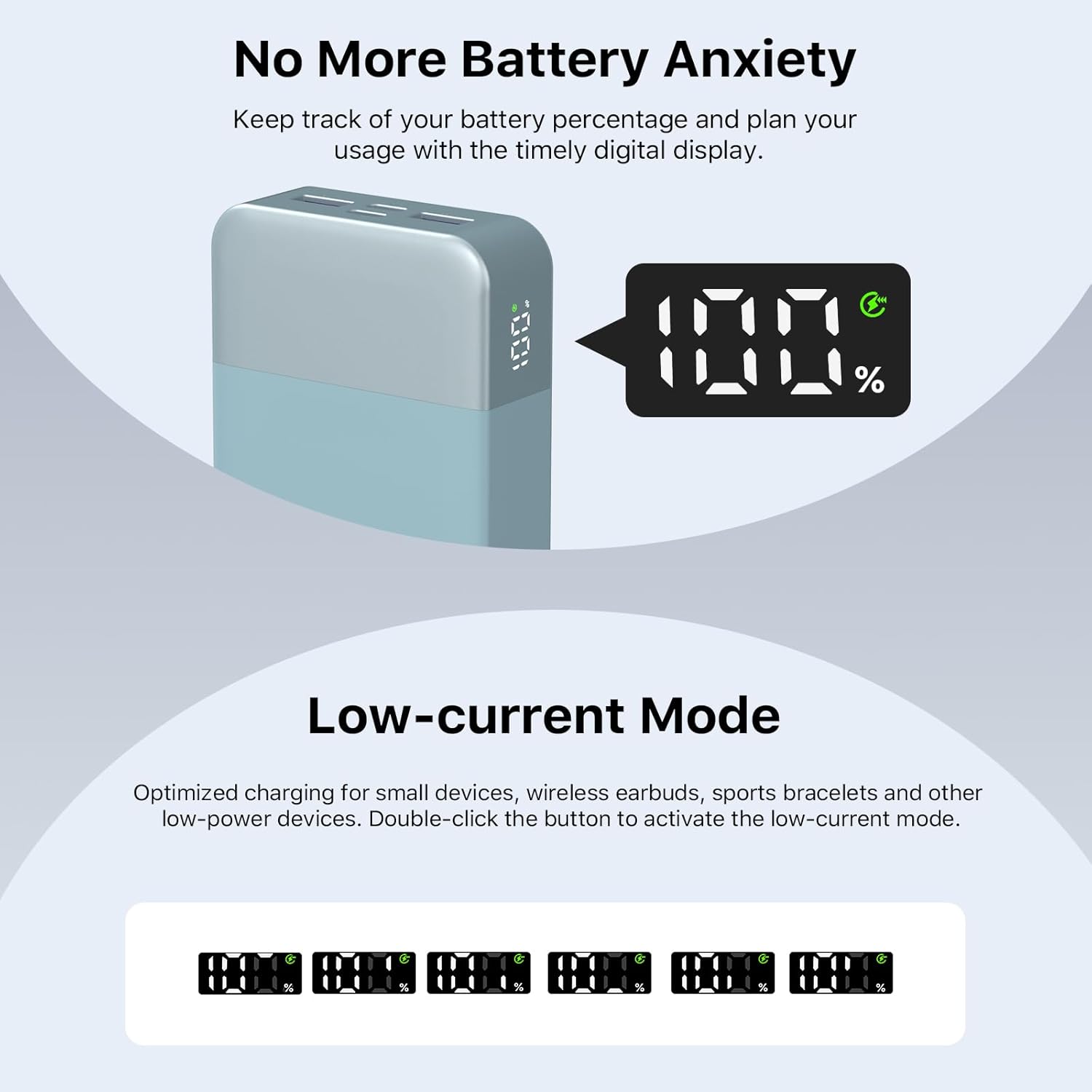 NOBIS Cargador portátil, banco de energía de 20000 mAh, carga rápid...