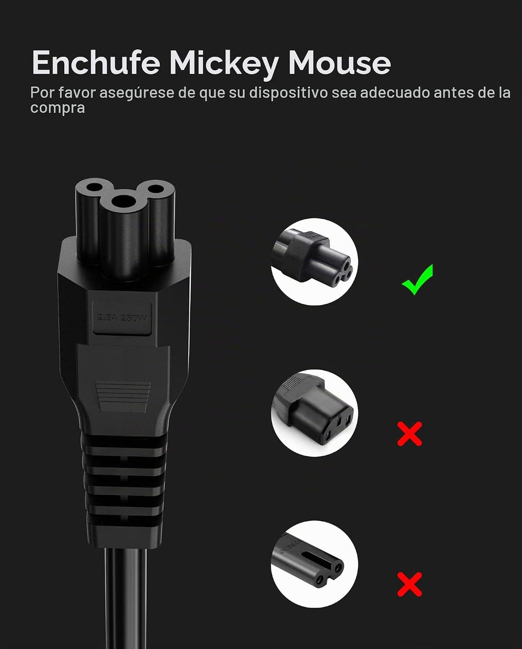 Cable de carga rápida stio Compatible con Ninebot de Segway MAX G3\...
