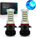 GLOFE Bombillas LED de alta potencia 92smd 8000K Azul hielo 9005 90...