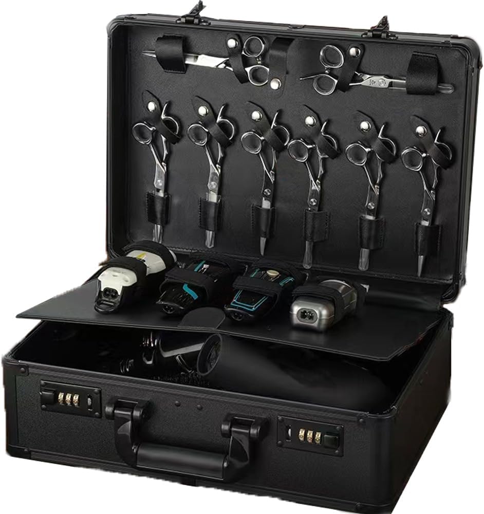 GGAIFbp Estuche de peluquero portátil para cortapelos y suministros...