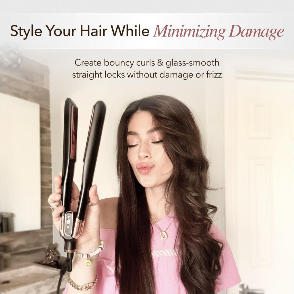 SRILabs StyleQ Plancha plana alisadora de cabello Styler - Tecnolog...