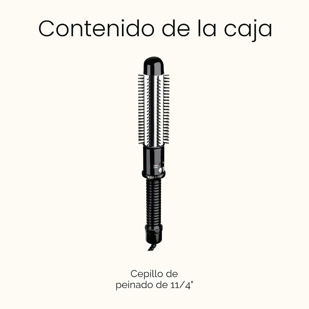 Cepillo caliente Conair, de calor instantáneo, negro