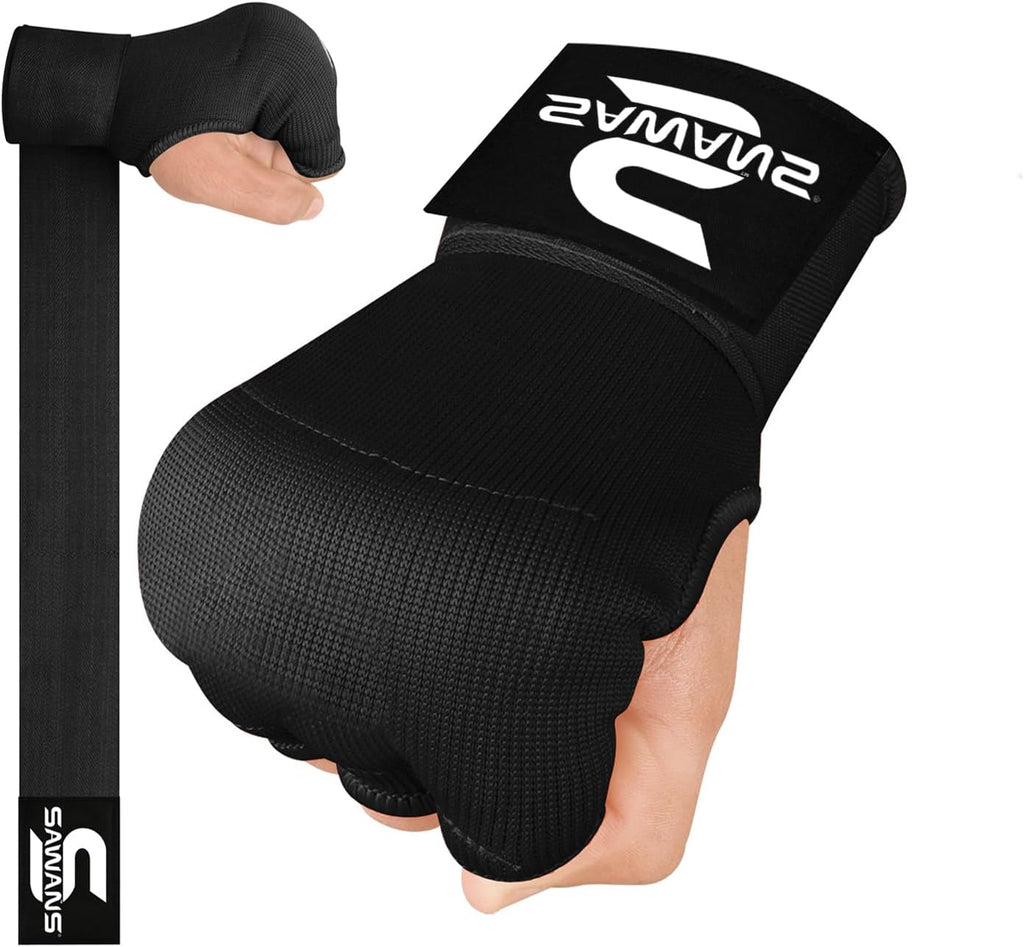 SAWANS Guantes interiores de boxeo para protección de manos, correa...