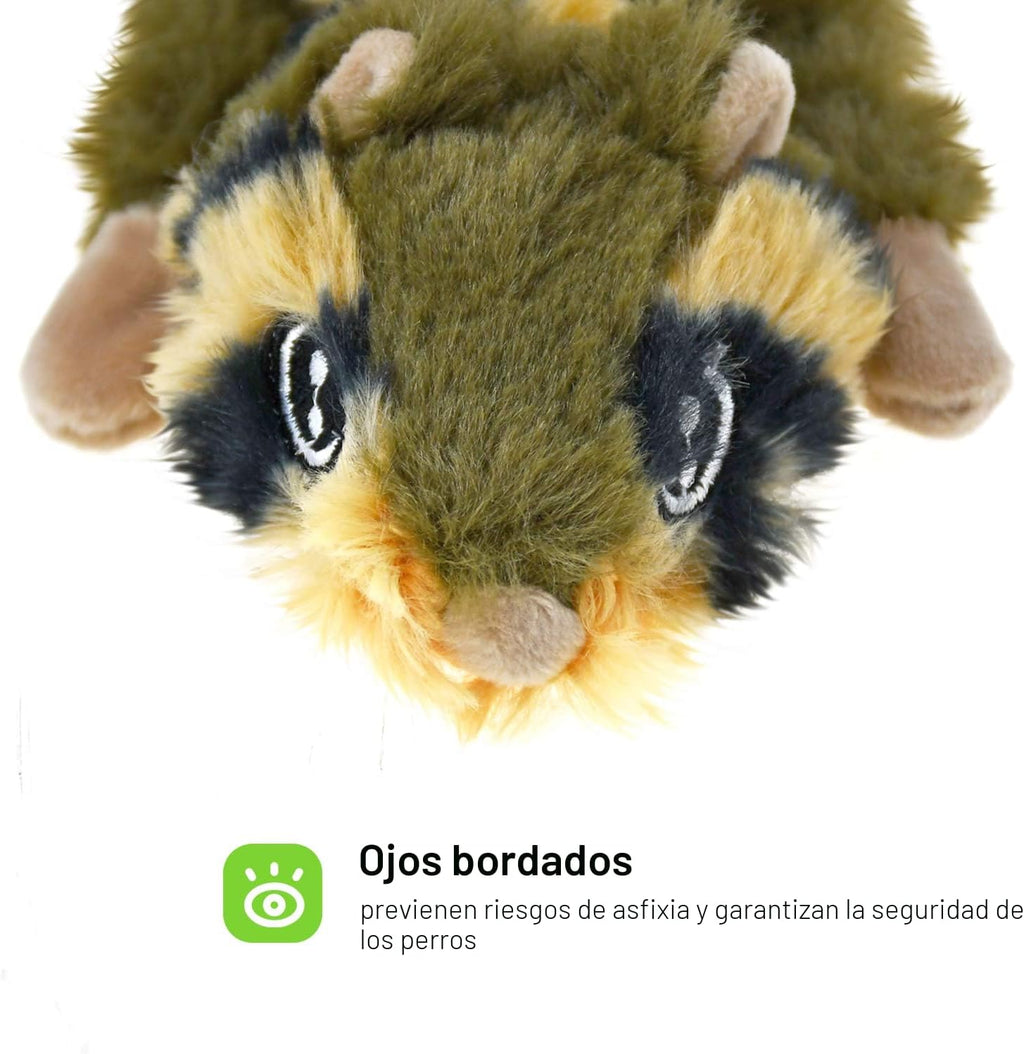 SHARLOVY Paquete de 6 juguetes chirriantes para perros, sin relleno...