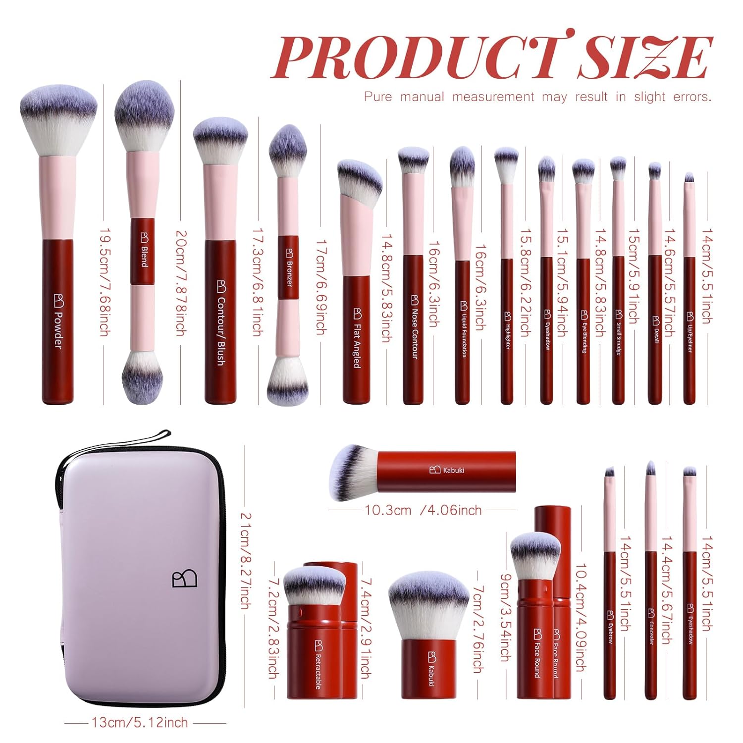 BS-MALL Kit de brochas de maquillaje \u2013 Herramientas de maquill...