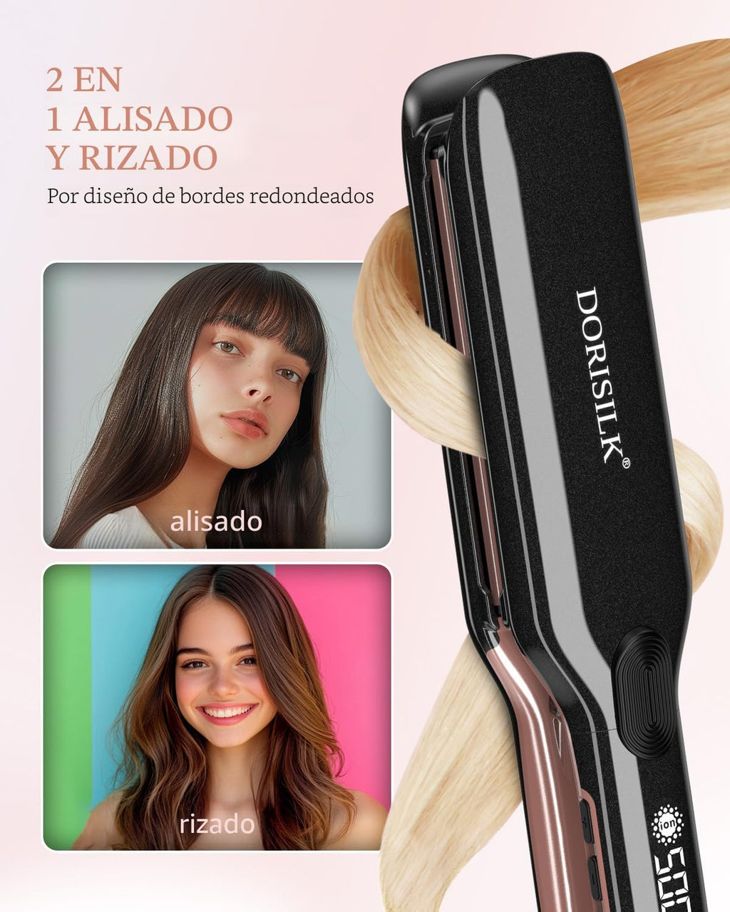 DORISILK Alisador de pelo profesional de alta temperatura de 500 gr...