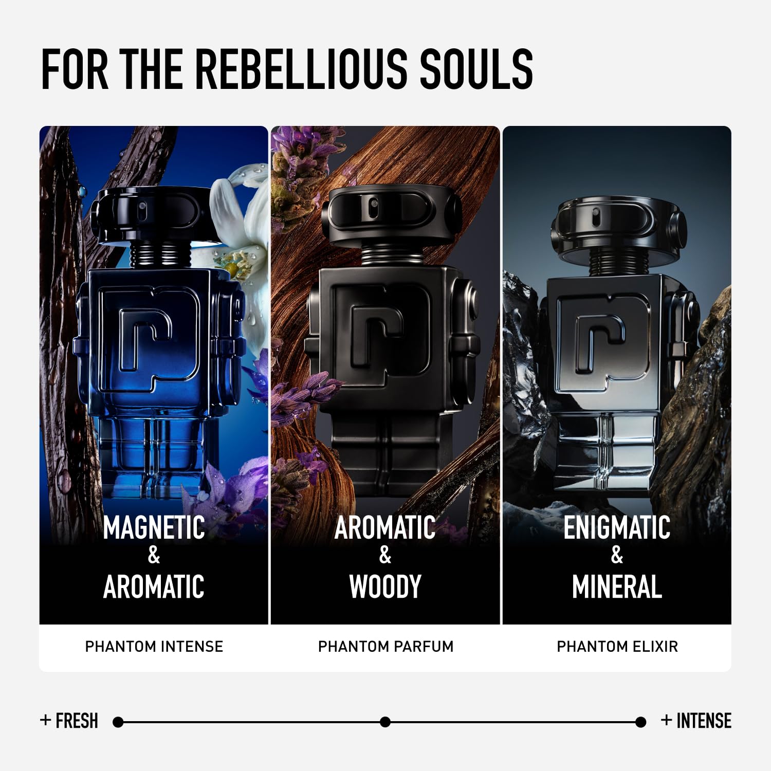 Rabanne Phantom Eau de Parfum para hombres - Perfume aromático de á...
