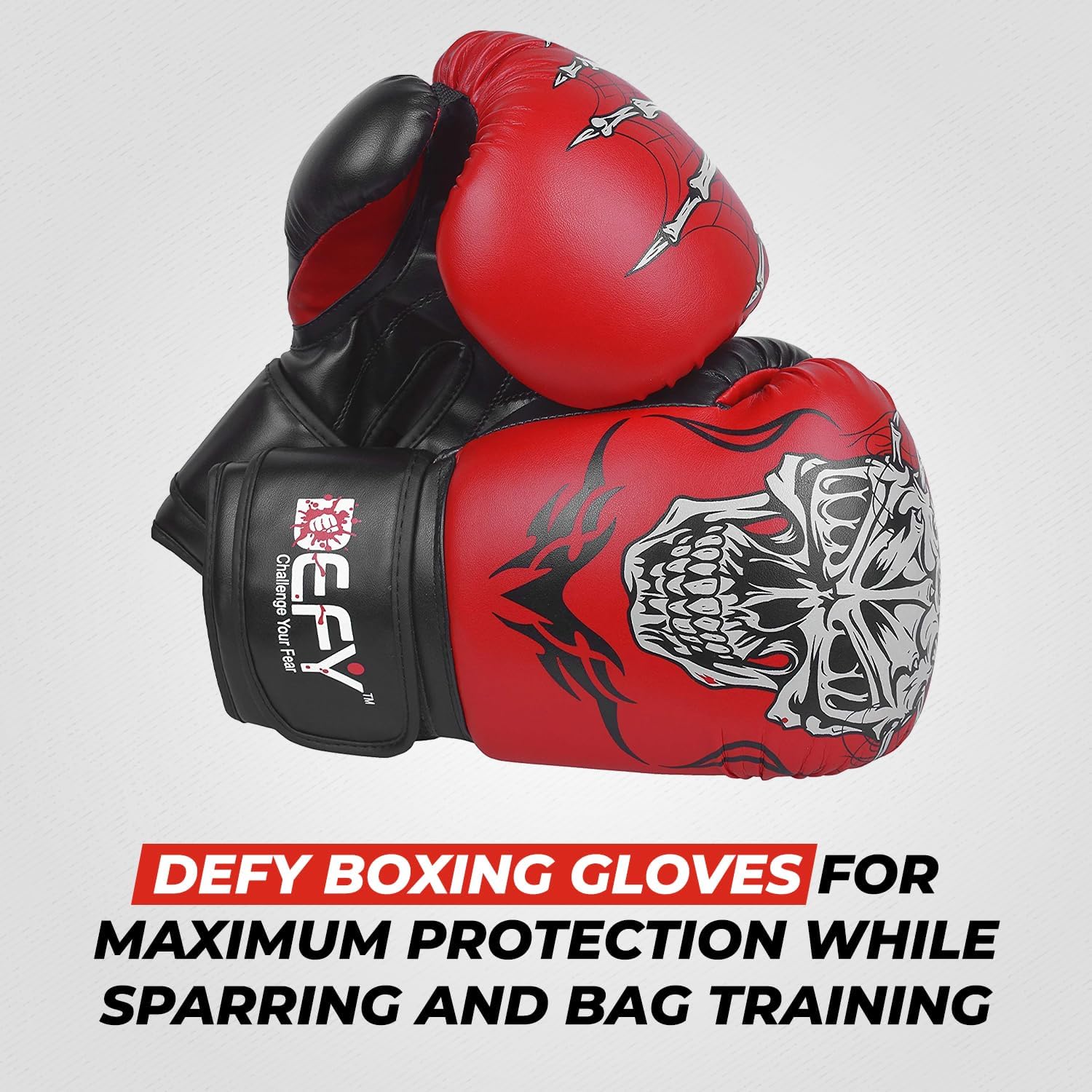 Defy Sports - Guantes de boxeo para hombres y mujeres, de piel sint...