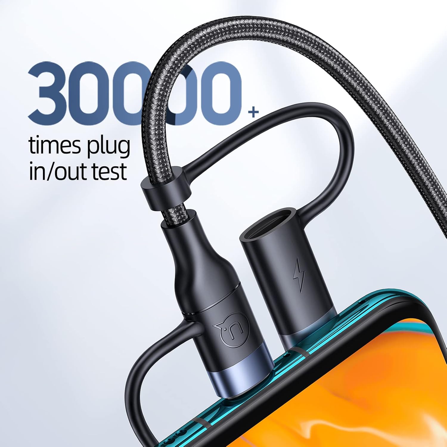 YOUSAMS PD 60W USB C Cable de carga rápida multifuncional de nailon...