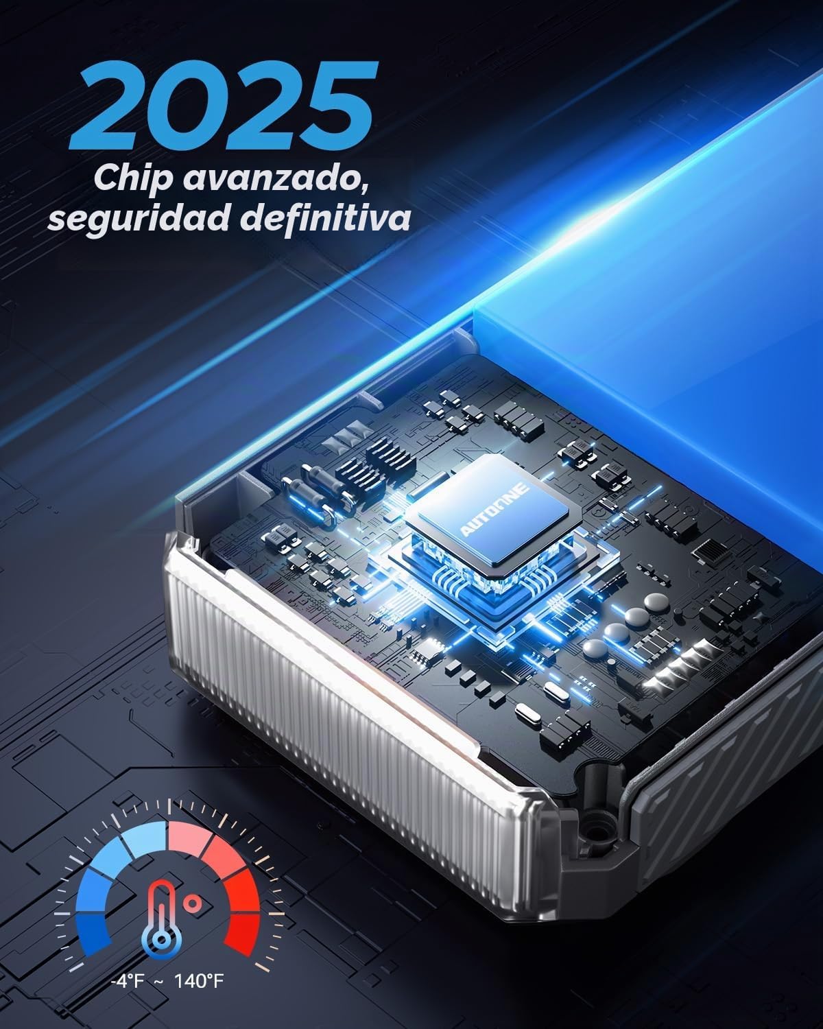 AUTOONE M5 8500A - Arrancador de batería portátil para auto de 12 V...
