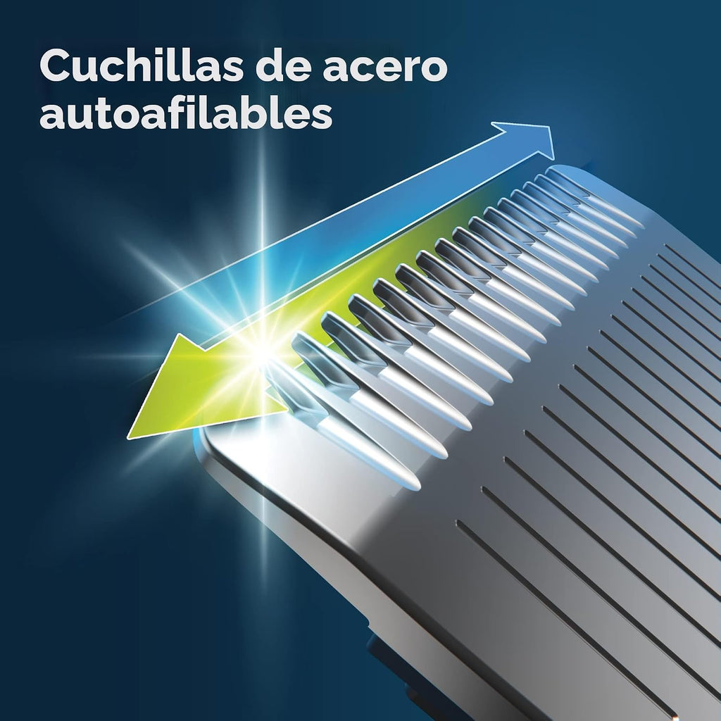 Norelco Philips Multigroom serie 7000, recortadora todo en uno, rec...