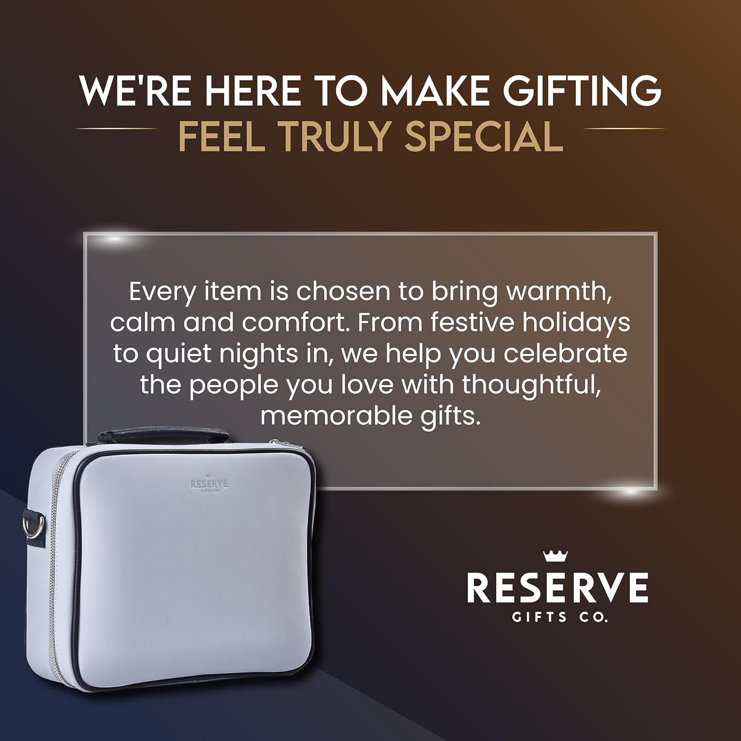 Reserve Gifts Co. Pistola de masaje de regalo con estuche de transp...