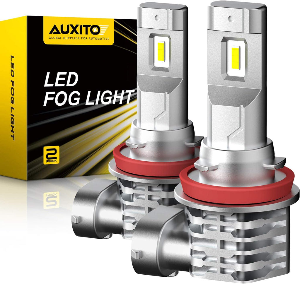 AUXITO Bombilla LED antiniebla H11 H8 sin ventilador, 40 W 6000 lm...
