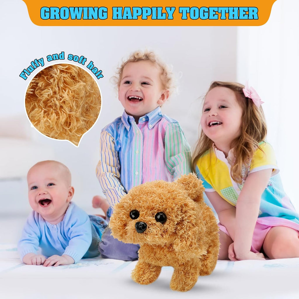 KSABVAIA Juguete de peluche electrónico interactivo para perros \u2...