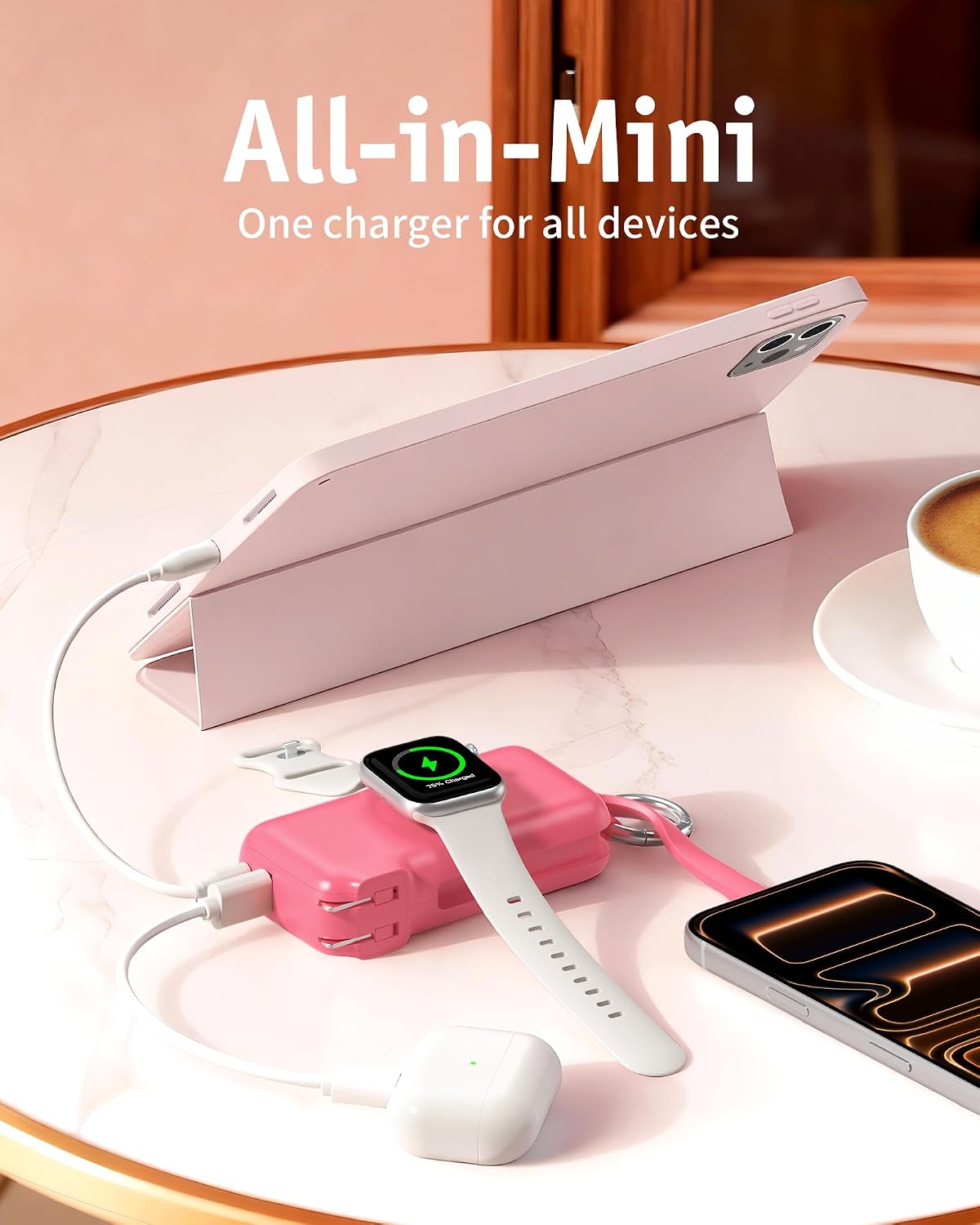 RORRY Flow Cargador portátil, batería externa de 10000 mAh y 40 W d...