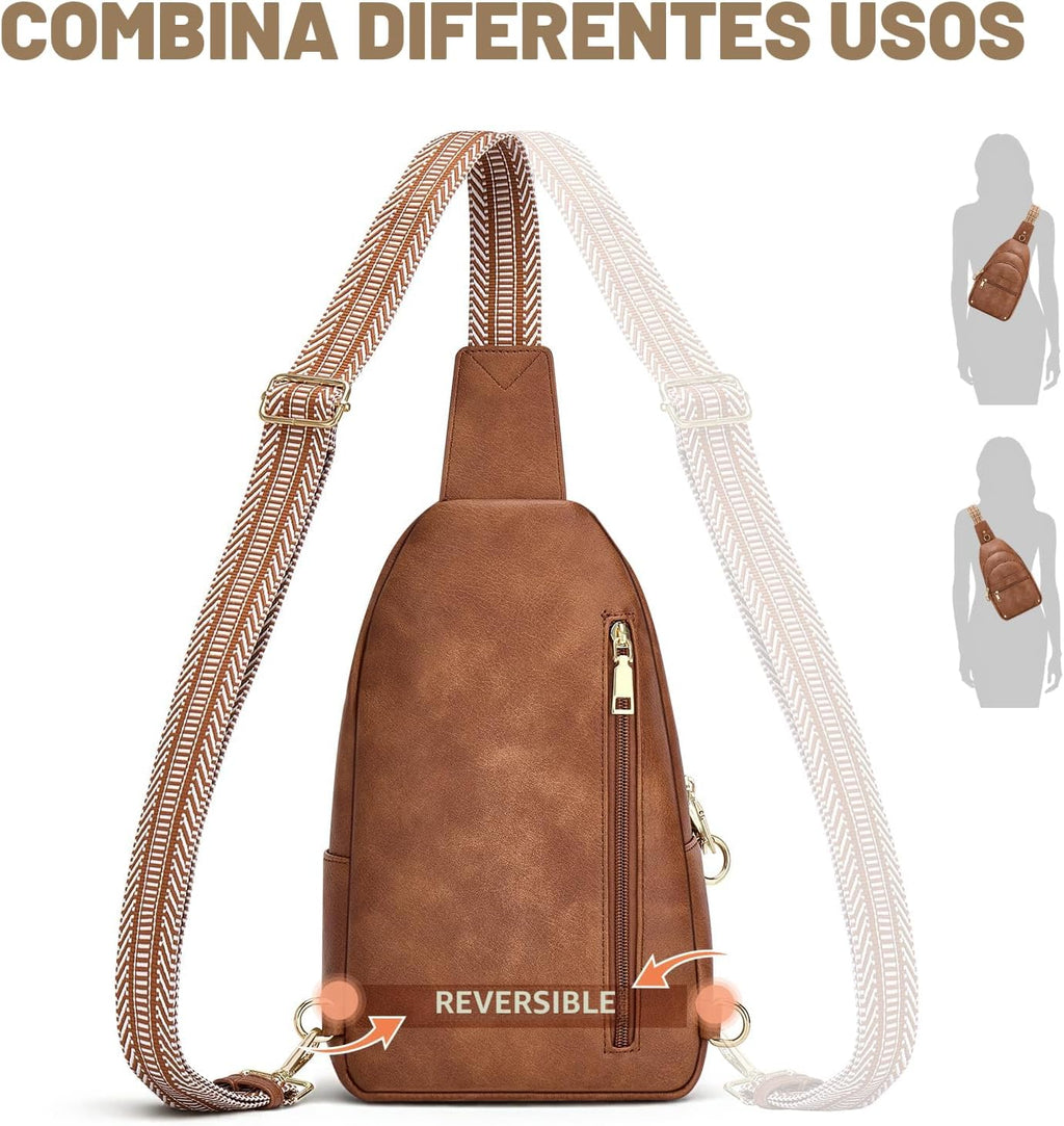 SYTRAH - Bolsos cruzados antirrobo para mujer, bolso bandolera RFID...