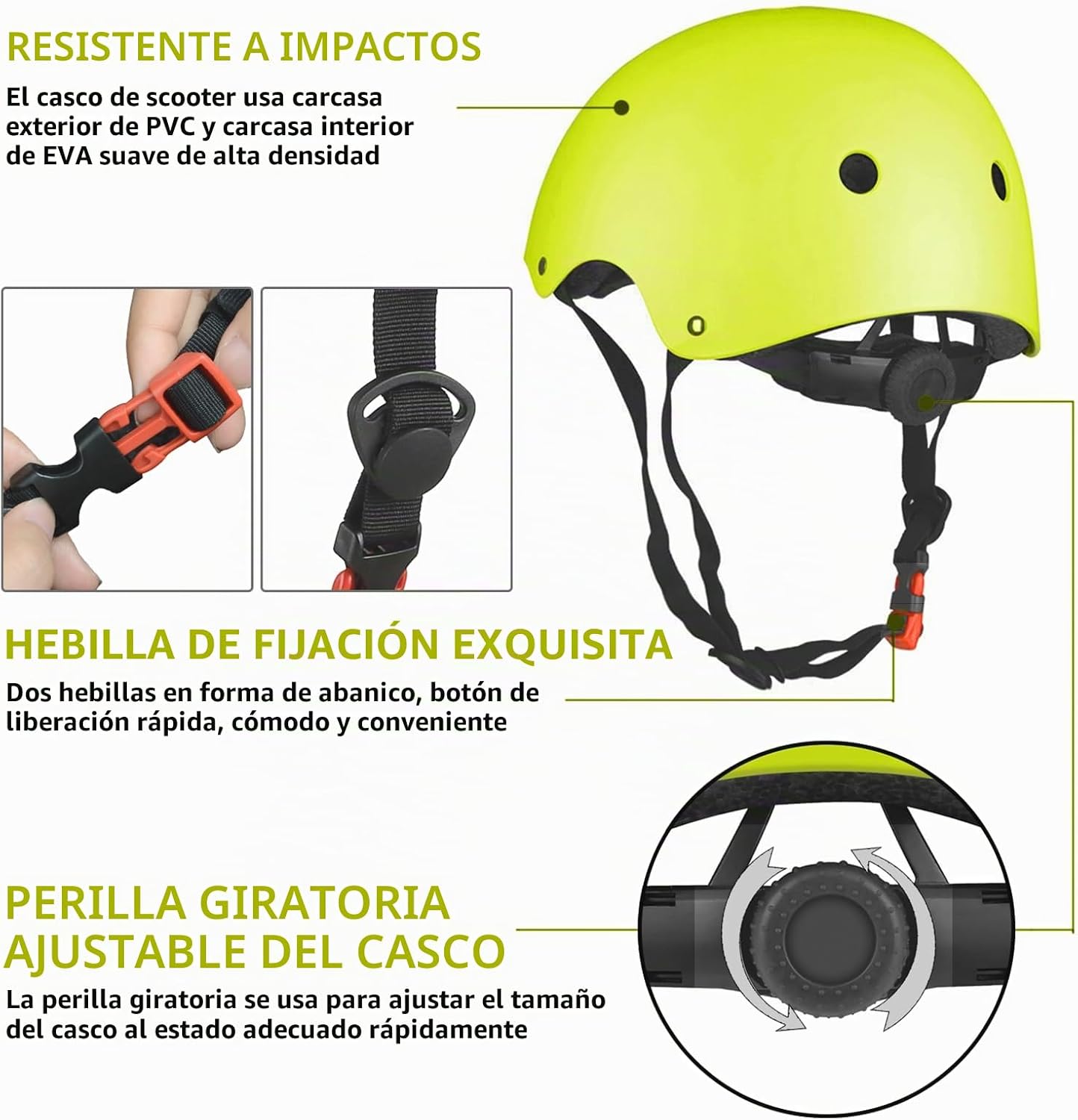 WayEee Juego de casco de bicicleta para niños, rodilleras, equipo d...