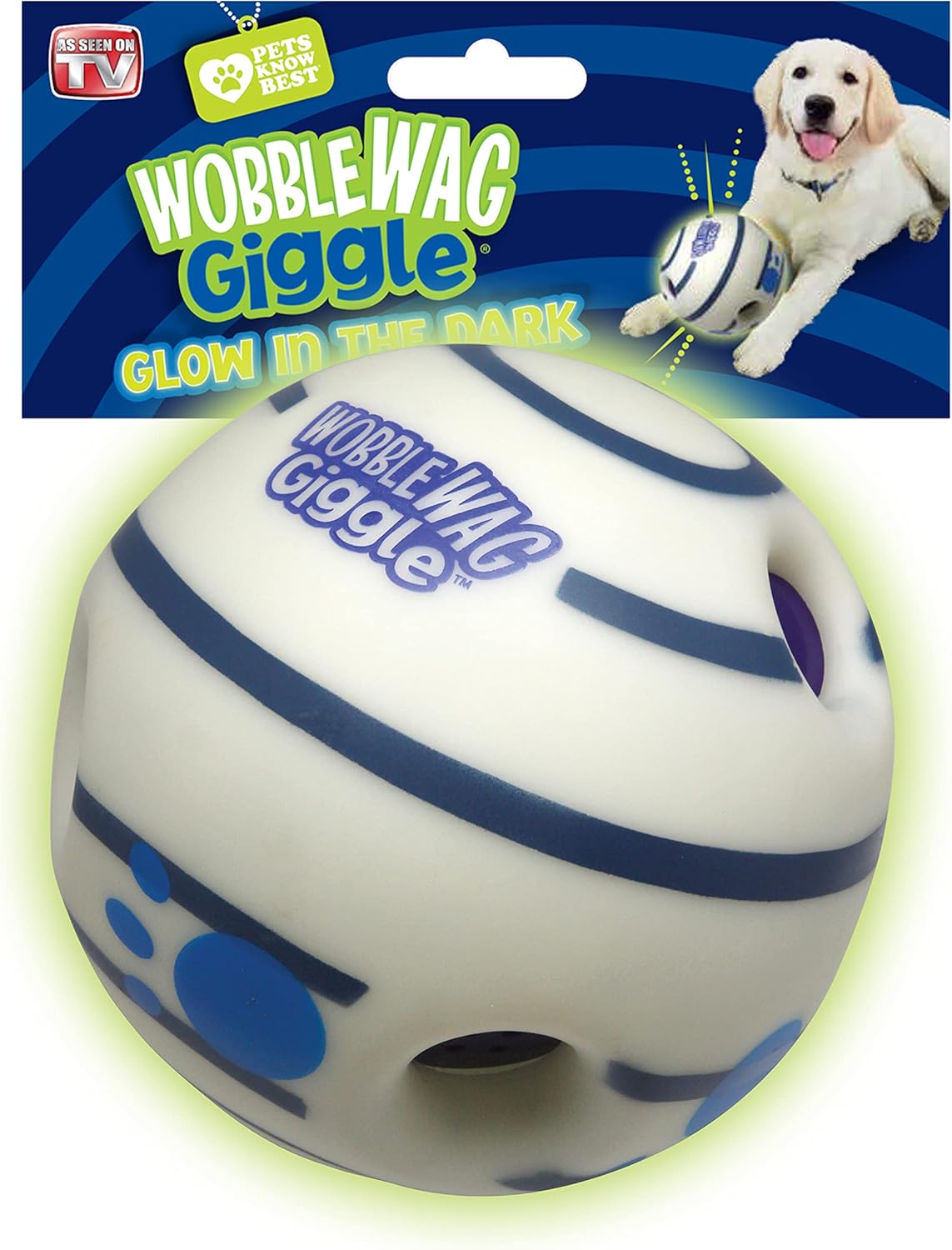 Wobble Wag Giggle Brilla en la oscuridad | Juguete de enriquecimien...