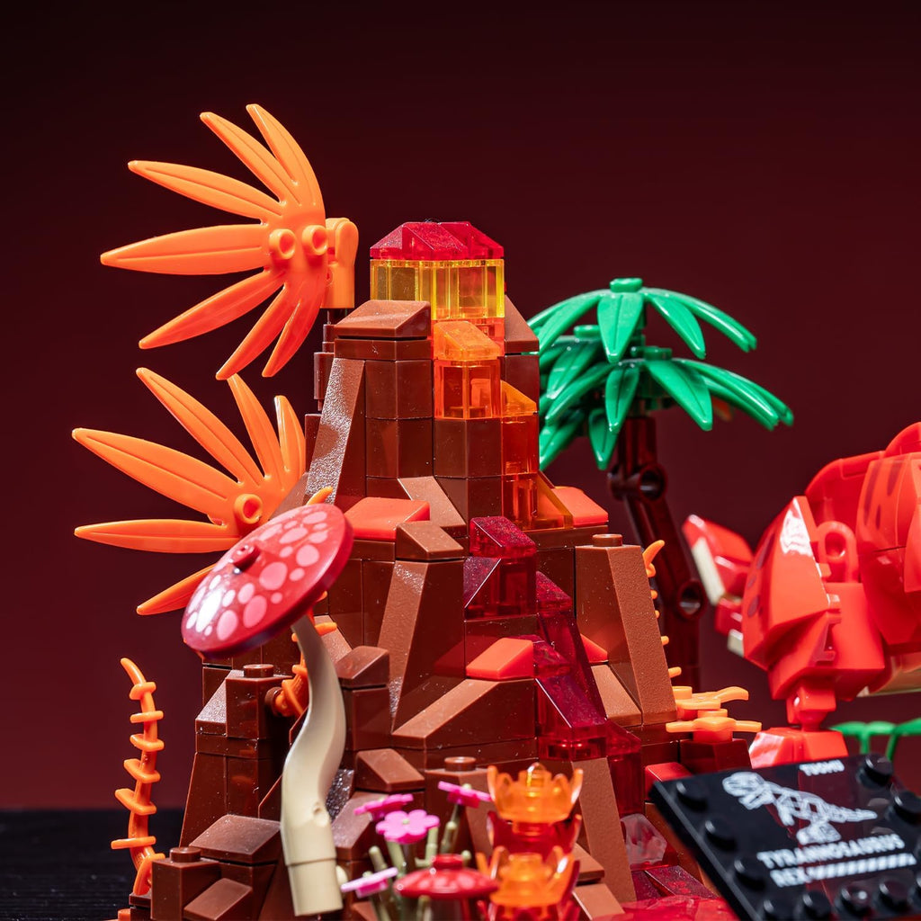UNCLE BRICK Juego de bloques de construcción del mundo de dinosauri...