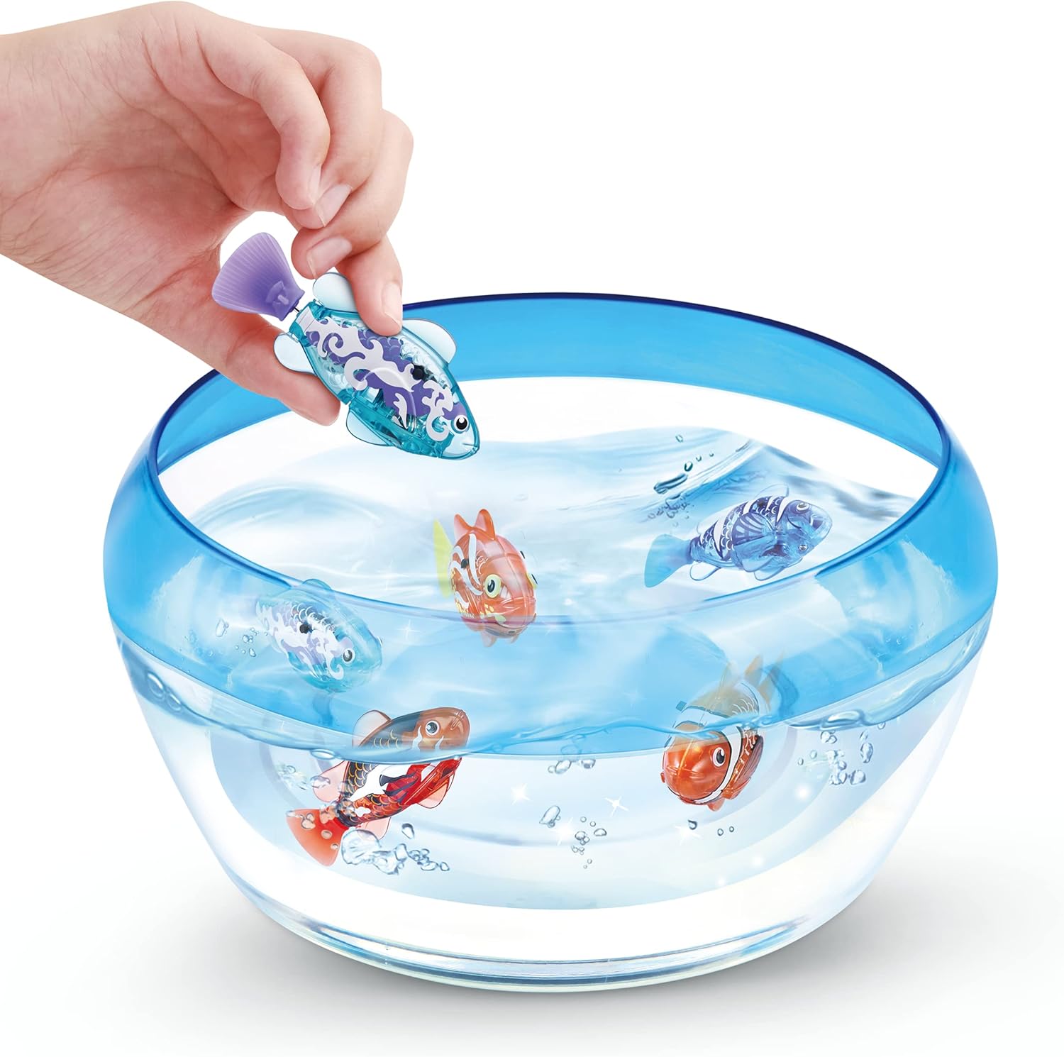 Robo Alive Robo Fish Series 2 (rojo + azul, 2 unidades) por ZURU -...