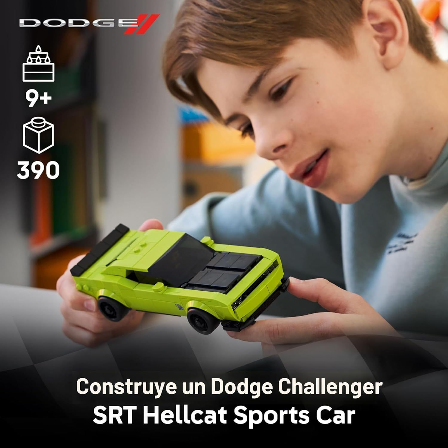 LEGO Speed Champions Dodge Challenger SRT Hellcat Juguete de Auto D...