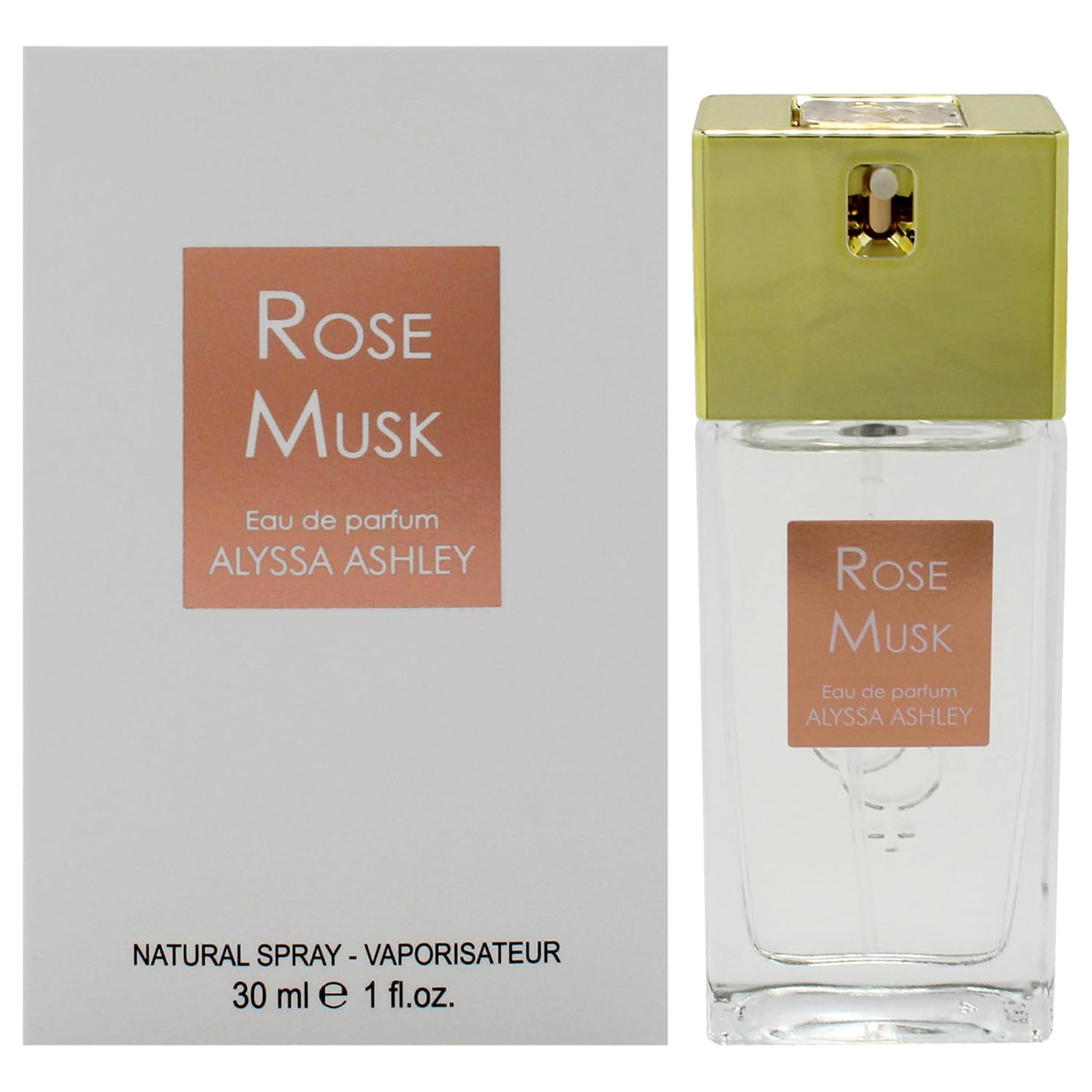 Alyssa Ashley Rose Musk - Mini perfumes para mujeres y colonia para...