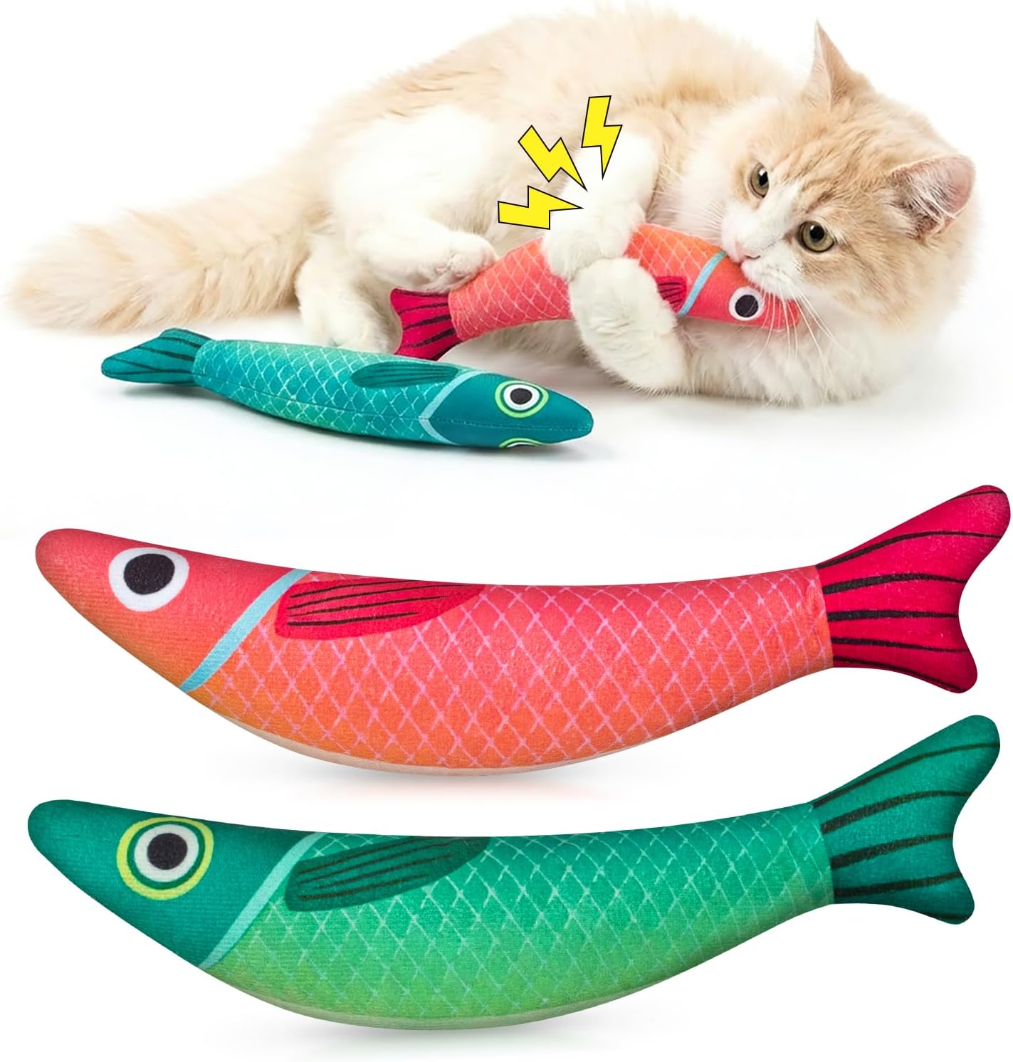 MAXTOOA Juguetes de hierba gatera para gatos de interior con 5000 m...