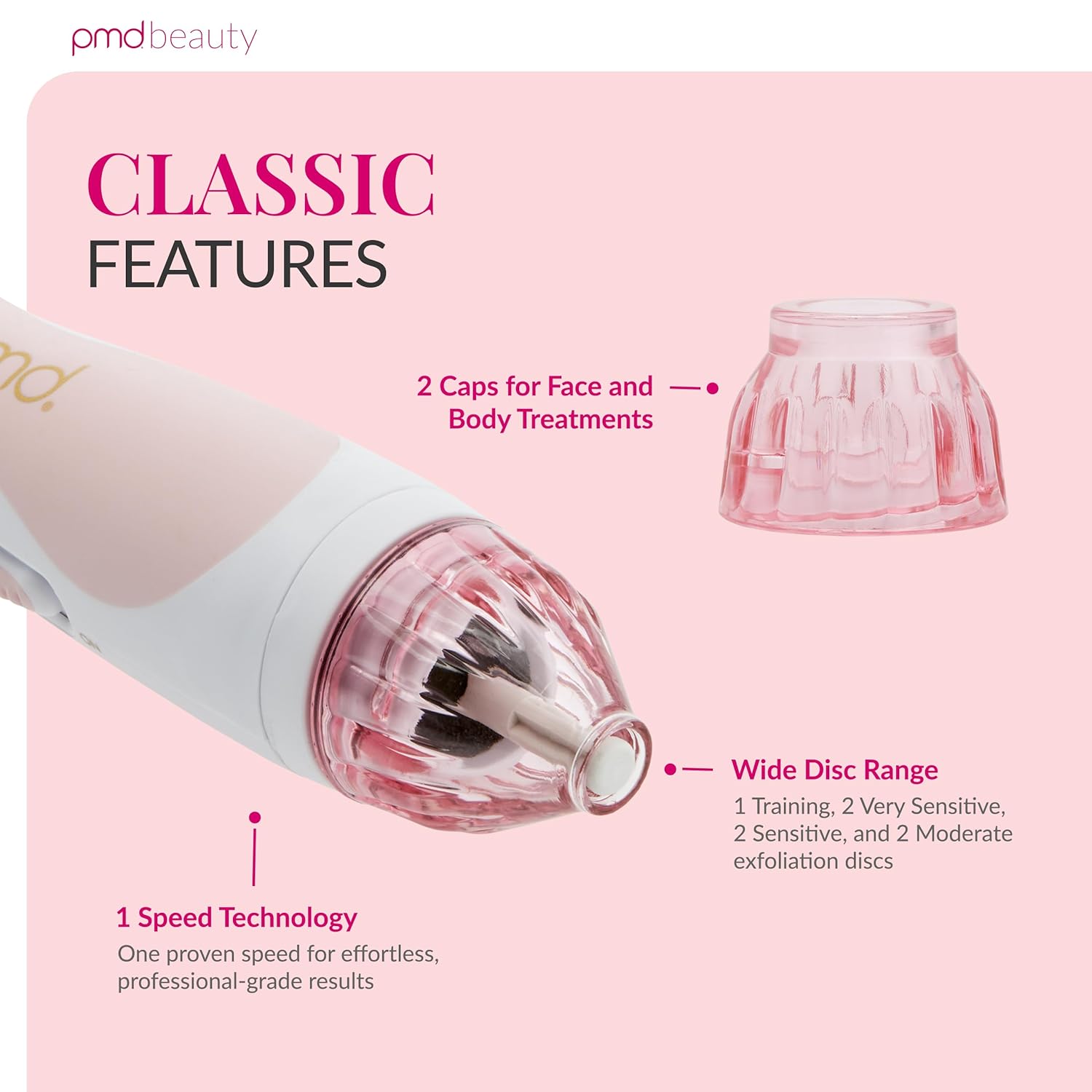 PMD Beauty Personal Microderm Classic - Uso en el hogar, herramient...