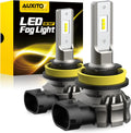 AUXITO Bombillas LED antiniebla H11\/H8\/H16 o DRL, 6000 lúmenes, l...