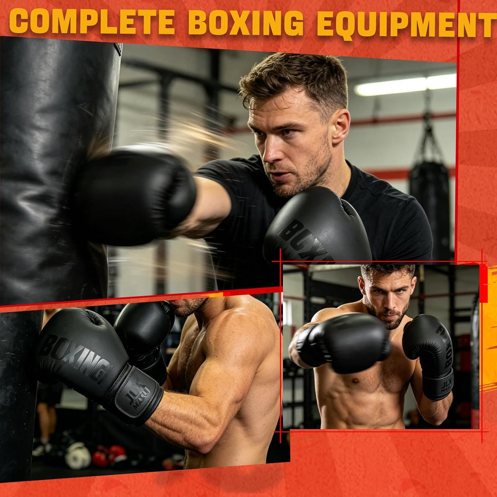Protector de cabeza de Sparring con guantes, 8 piezas - Casco de se...