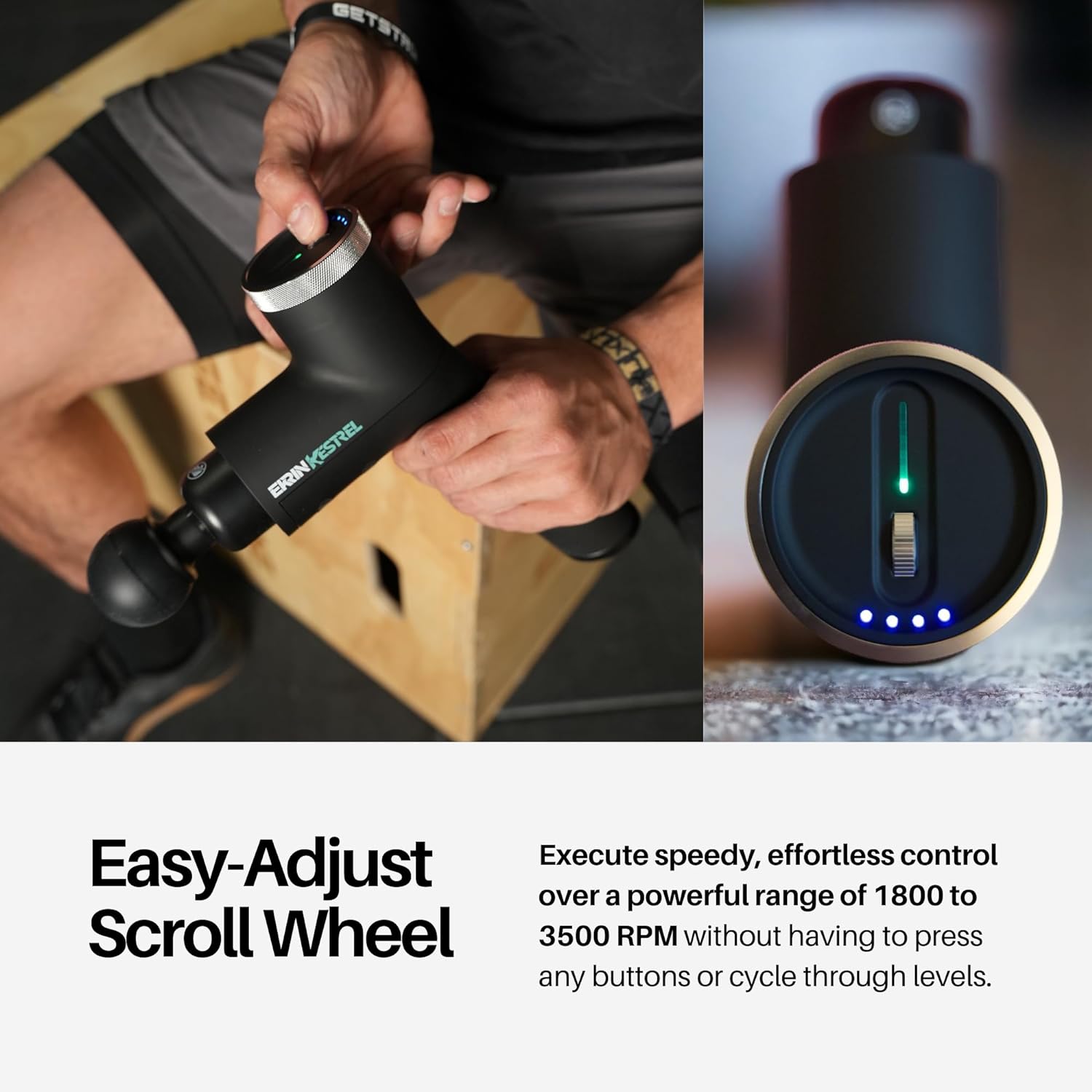 Ekrin Athletics Pistola de masaje Kestrel: precisión mejorada y com...
