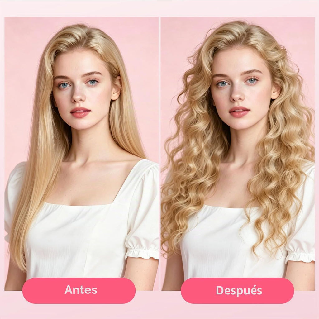 Hahahope Varita rizadora de cerámica de 1 pulgada para ondas suelta...
