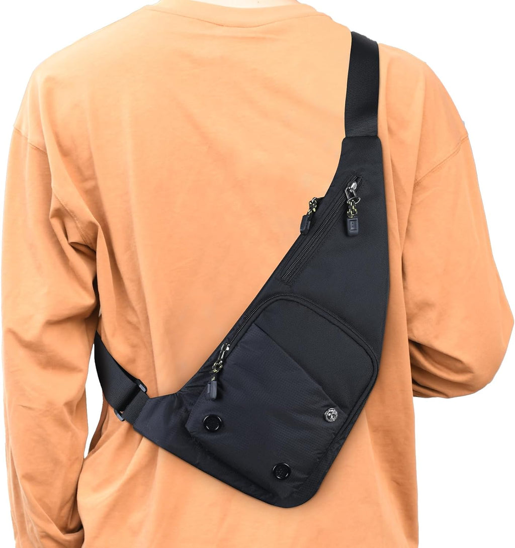 Peicees Bolso Bandolera Impermeable Bolsa Cruzada Para Hombres Moch...