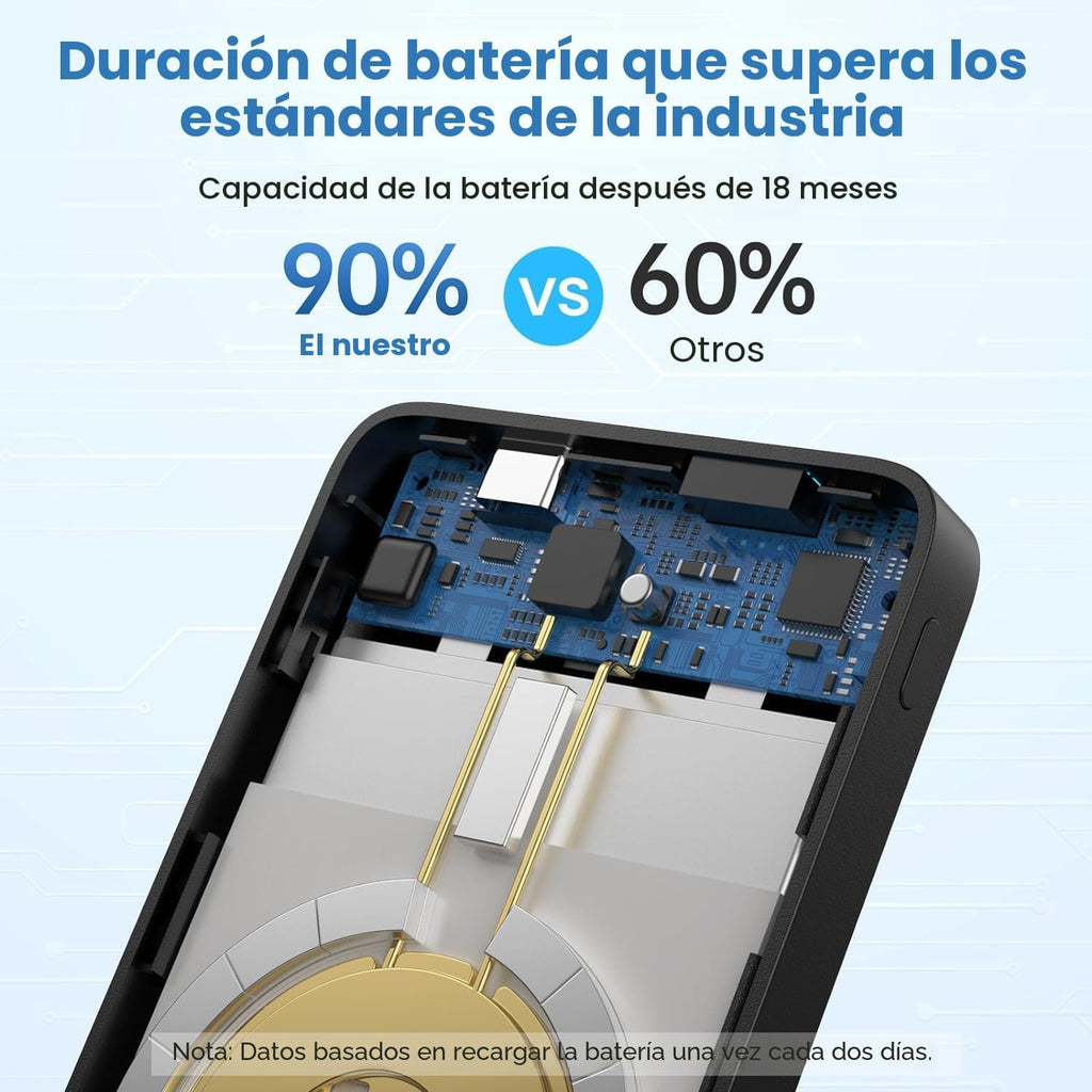 Cargador portátil magnético de 10800mAh para paquete de batería Mag...