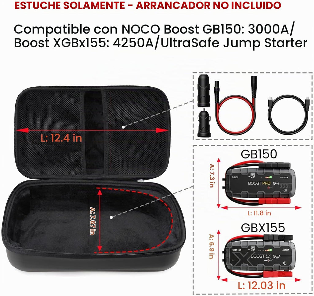 Gleegi Funda de protección EVA compatible con arrancadores de salto...