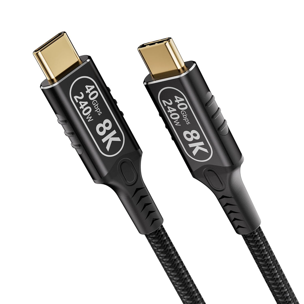 Cable corto USB C a USB C de 1 pie compatible con Thunderbolt 4 y T...