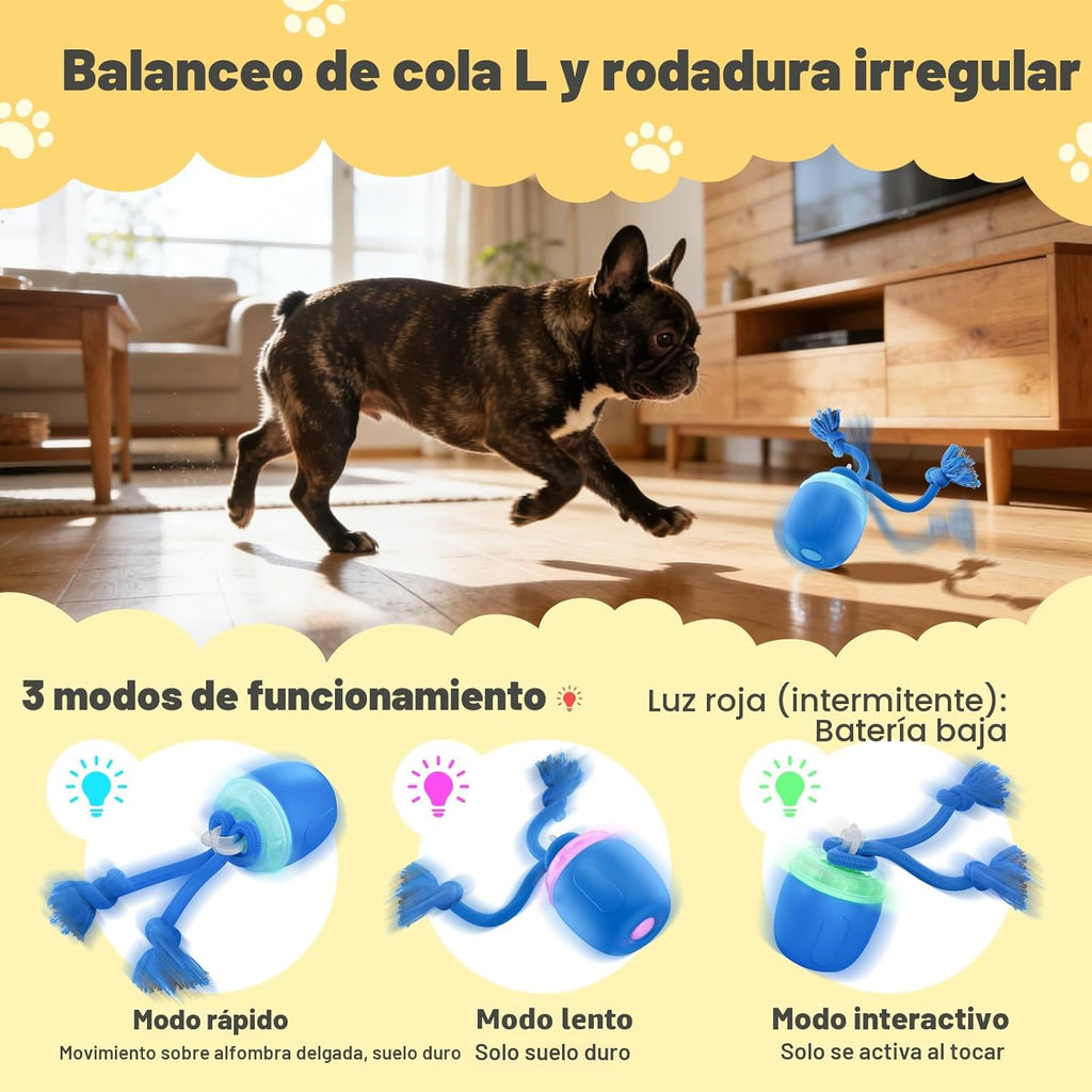 COPHCY Juguetes interactivos para perros, juguete automático para p...