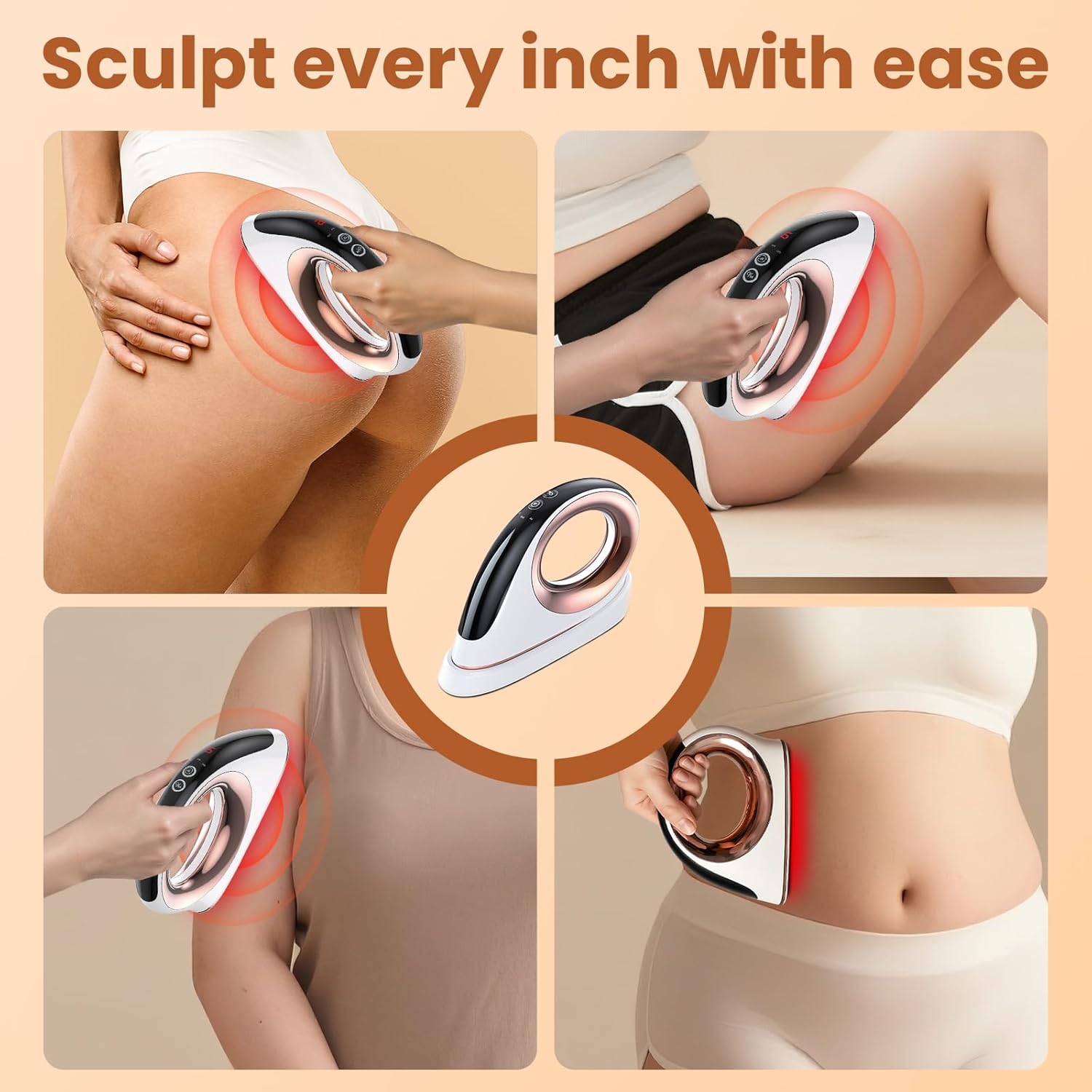 Mozoss - Masajeador de celulitis, máquina para esculpir el cuerpo,...