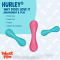 WEST PAW Zogoflex Hurley - Juguete masticable de hueso de perro \u2...