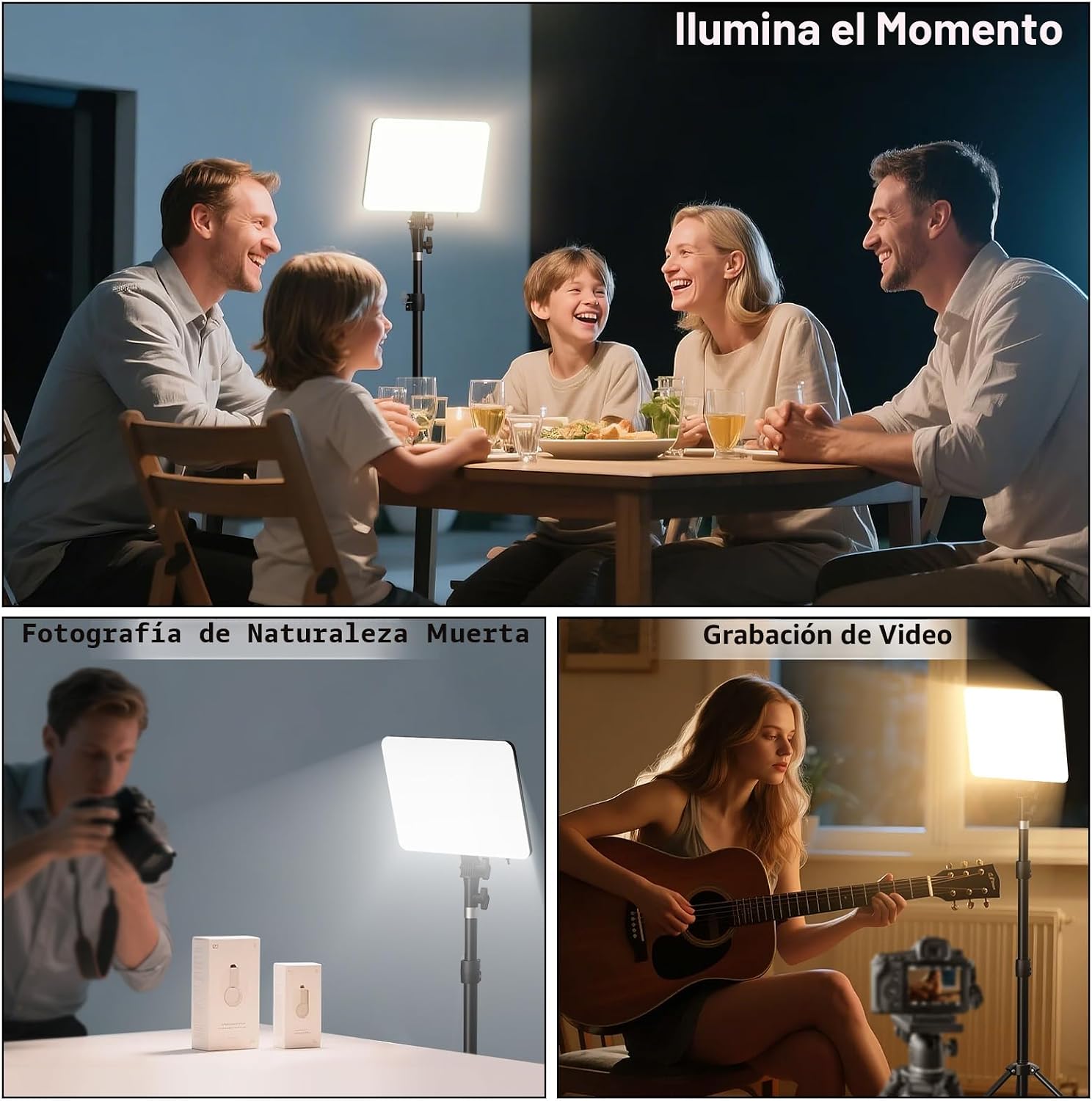 Kit de Iluminación de Fotografía Mejorado de 30W, Anautin Paquete d...